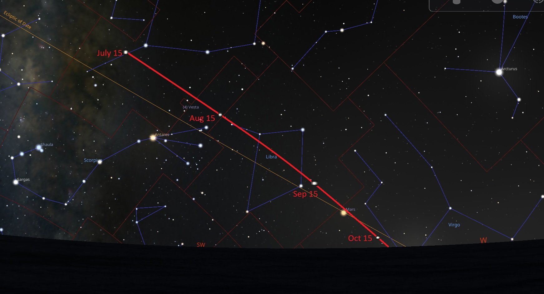 发现新的星际彗星C/2025 N1 ATLAS