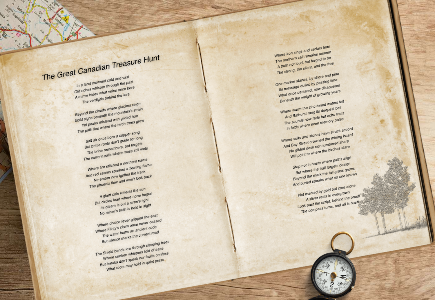 加拿大荒野正在进行价值100万美元的寻宝活动