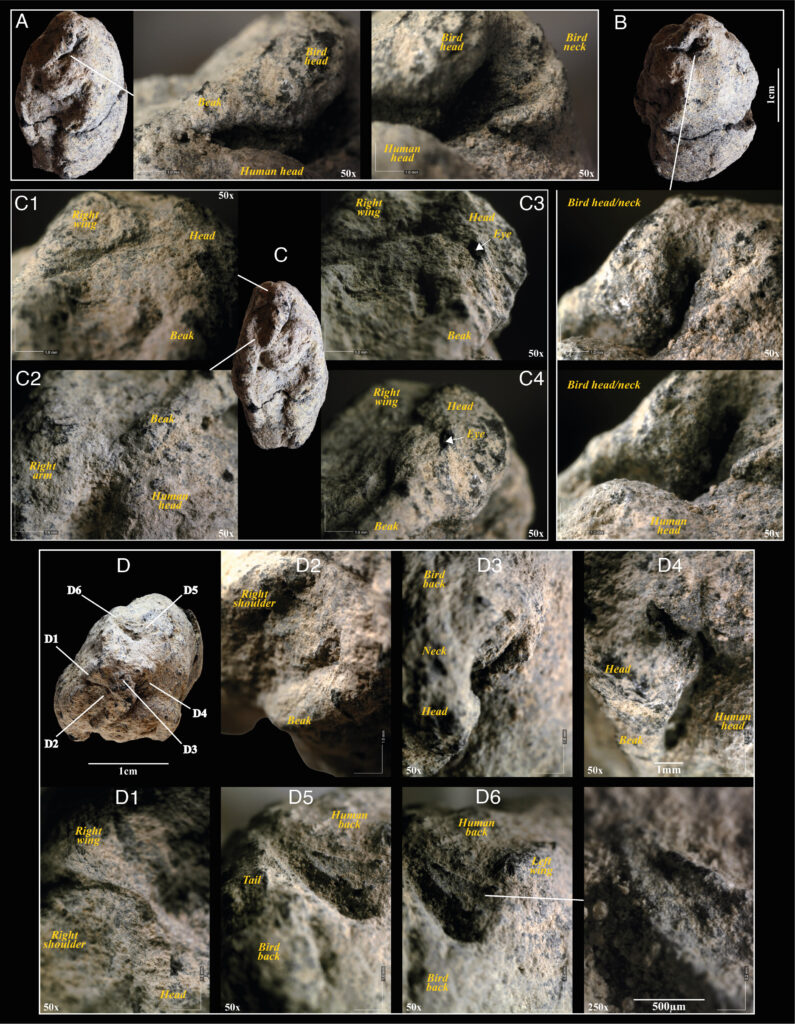 早在宙斯和勒达之前,纳图夫人就制作了一个12000年前的鹅与女人交配的雕像